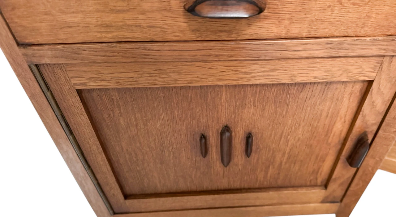 Art Deco Amsterdamse School Dressing Table or Vanity by J.J. Zijfers, 1920s